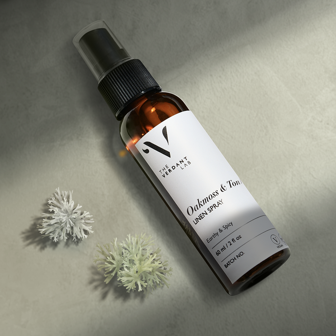 Oakmoss & Tonka | Linen Spray-Linen Spray-The Verdant Lab-60 ml-The Verdant Lab