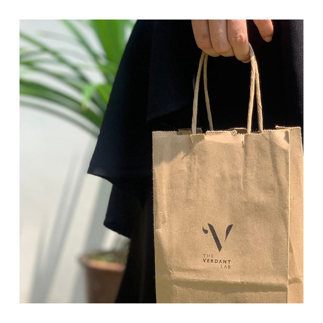 the verdant lab sustainable paper bags