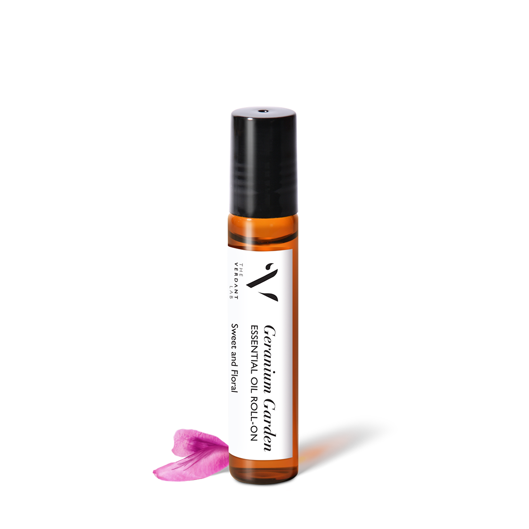 Geranium Garden | Essential Oil Roll-On-Essential Oil Roll-On-The Verdant Lab-The Verdant Lab