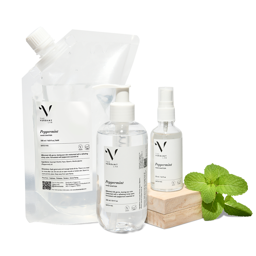 Peppermint | Hand Sanitiser-Hand Sanitiser-The Verdant Lab-50 ml-The Verdant Lab